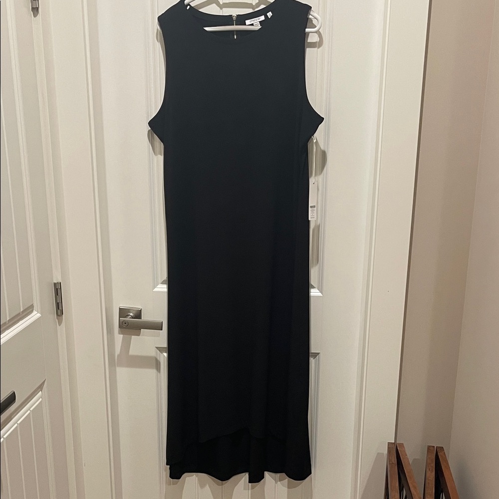 Chicos Travelers Elegant Black Sleeveless Dress XXL